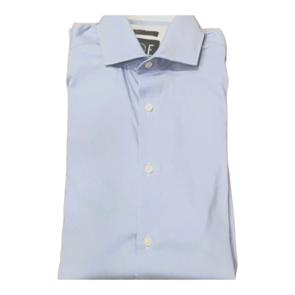 JOSEPH ABBOUD EUC dress shirt 14.5"neck 32/33 sleeves light blue thin pi… - Picture 5 of 5